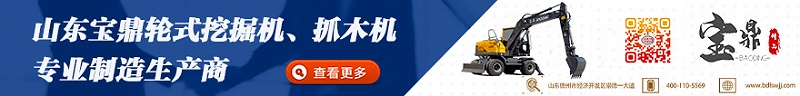 寶鼎輪式挖掘機抓木機