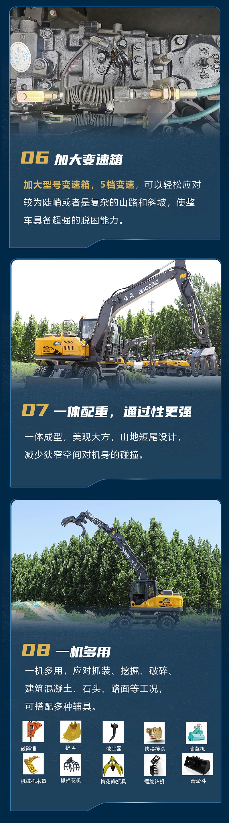 寶鼎125抓木機(jī)