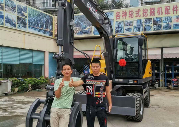 南寧抓木機夾木機