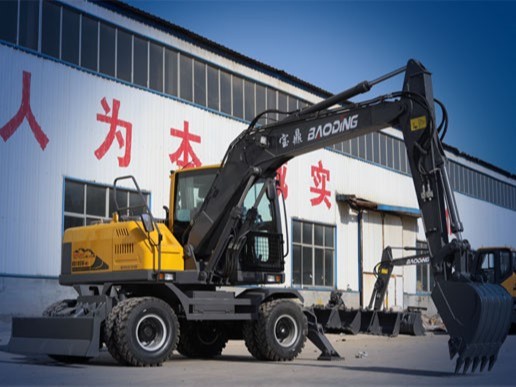 寶鼎105輪式挖掘機型號細節解析